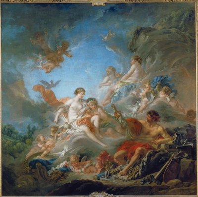 Venus in der Schmiede des Vulkan von François Boucher